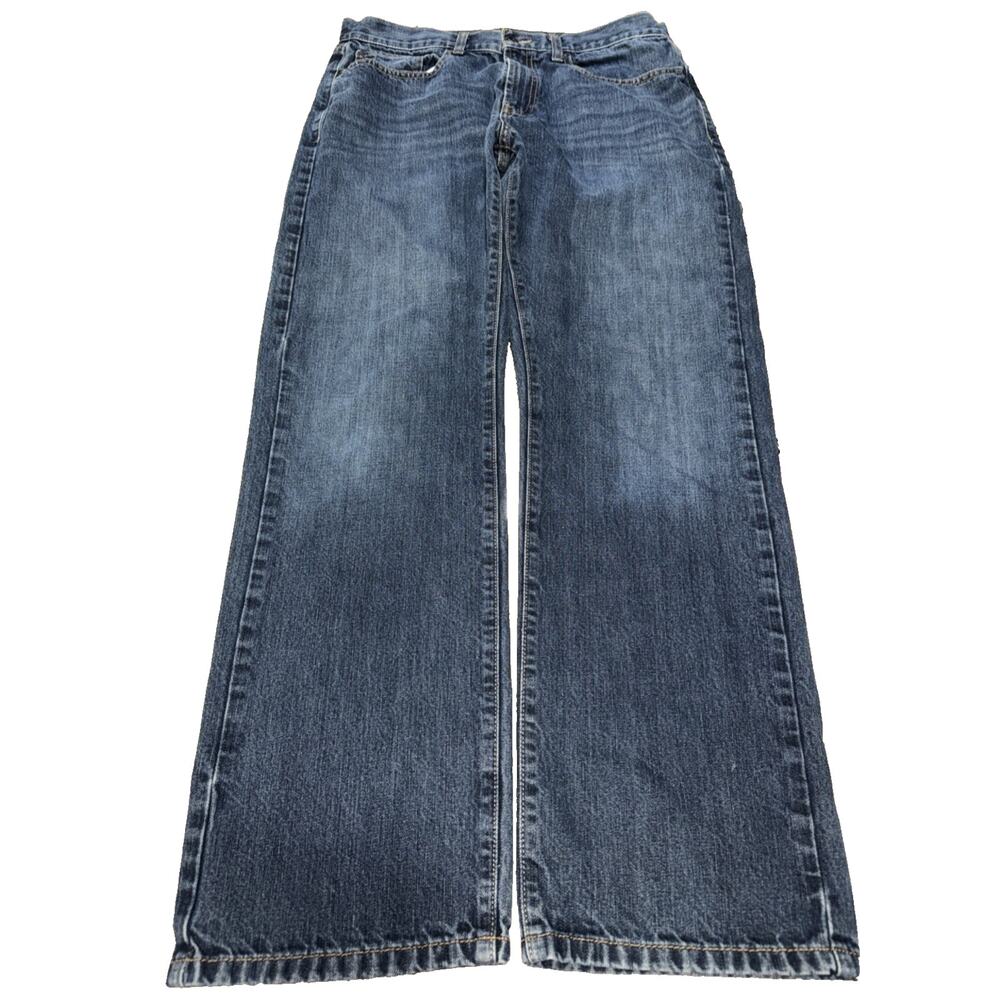 Nautica Jeans Co Relaxed Fit Jeans Mens 33x32 Dark Wash Denim
